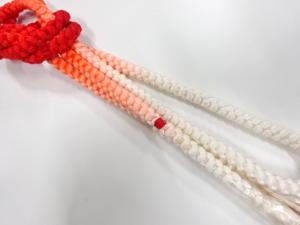 未使用品　正絹　手組帯締め